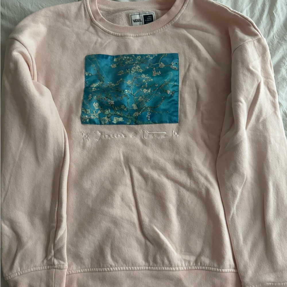 Vans x Vincent Van Goh Pink Sweatshirt